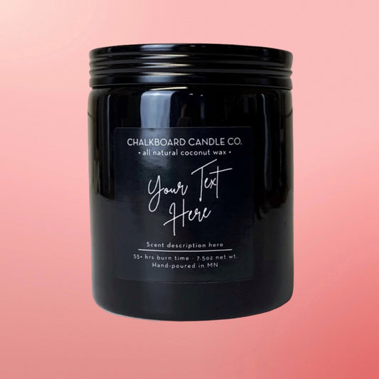 Custom Label Candle
