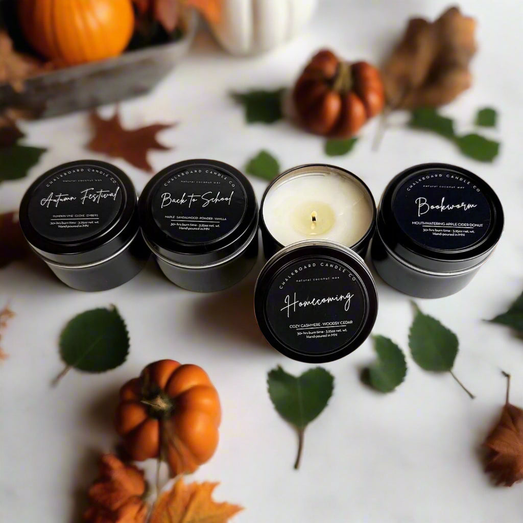 The Fall Tin Candle Flight