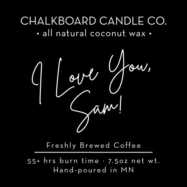Custom Label Candle
