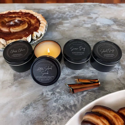 The Foodie Tin Candle Flight