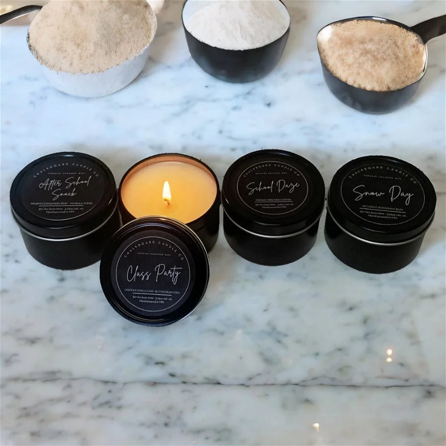 The Foodie Tin Candle Flight