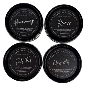 The Calming Tin Candle Flight